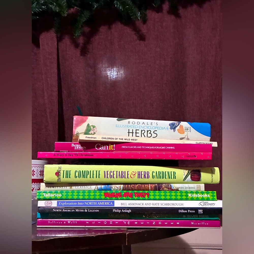 Assorted Gardening and Herb Books Collection
